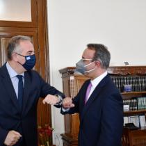 Συνάντηση του Υφυπουργού Μακεδονίας-Θράκης κ. Σταύρου Καλαφάτη με τον Υπουργό Οικονομικών κ. Χρήστο Σταϊκούρα 