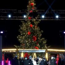 Θεσσαλονίκη | Φωταγωγήθηκε το χριστουγεννιάτικο δέντρο