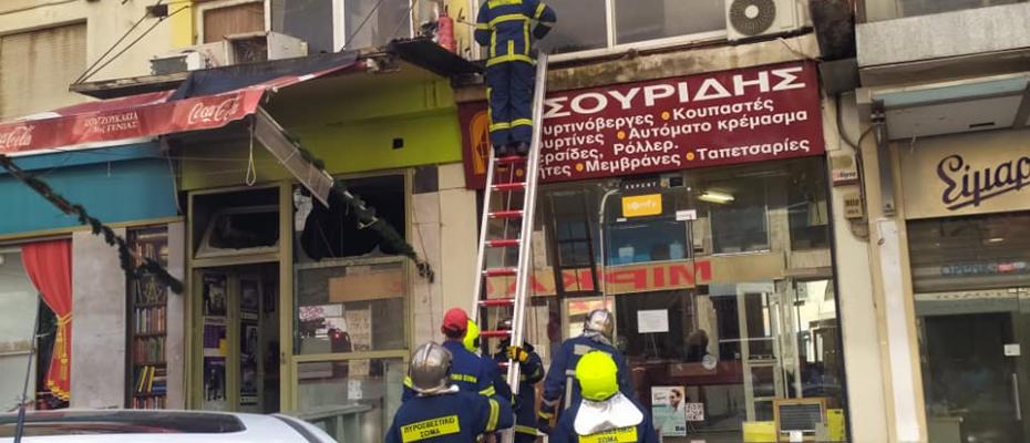 Πρίν από λίγο:φωτιά σε σουβλατζίδικο στο κέντρο τηε Θεσσαλονίκης