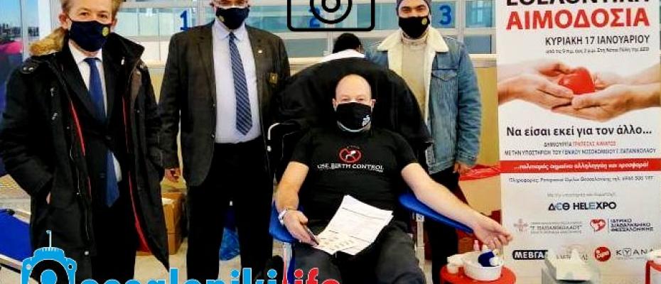 Με επιτυχία πραγματοποιήθηκε Εθελοντική Αιμοδοσία για τη στήριξη των νοσοκομείων της Θεσσαλονίκης